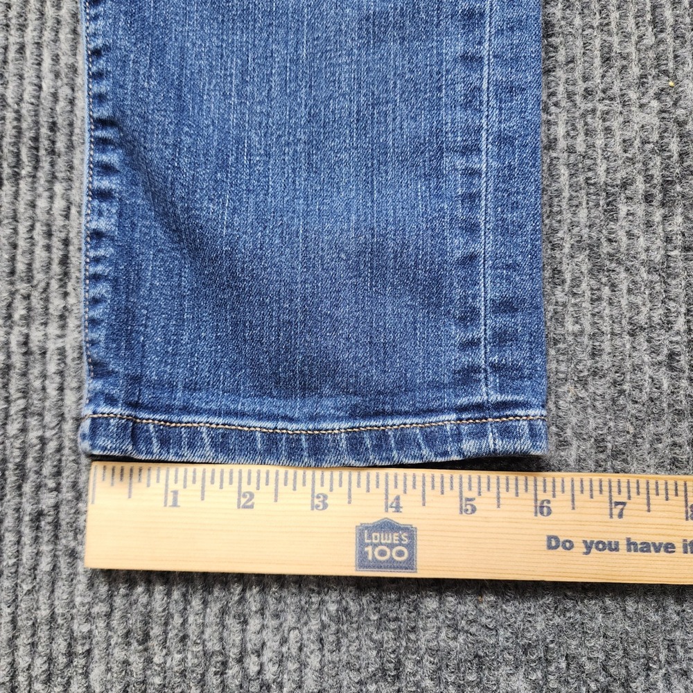 Ann Taylor Loft Modern Cuffed Crop Jeans Womens 29/8 Medium Wash Blue Denim - Picture 6 of 8